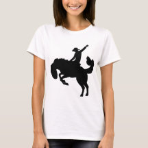 Rodeo ruiter te paard