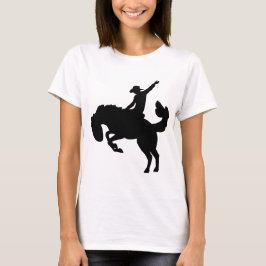 Rodeo ruiter te paard t-shirt