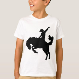 Rodeo ruiter te paard t-shirt
