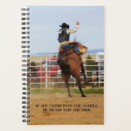 Rodeo Saddle Bronc Planner (Voorkant)
