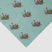 Rodeo stier rijden cowboy tissuepapier (Detail)