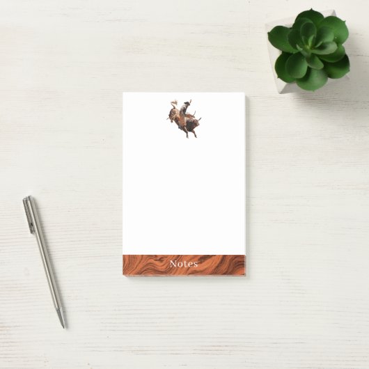 Rodeo Stier Rijder Post-it® Notes (Kantoor)
