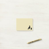 Rodeo Theme Cowgirl Barrel Racing Silhouette Post-it® Notes (Op bureau)