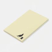 Rodeo Theme Cowgirl Barrel Racing Silhouette Post-it® Notes (Schuin)