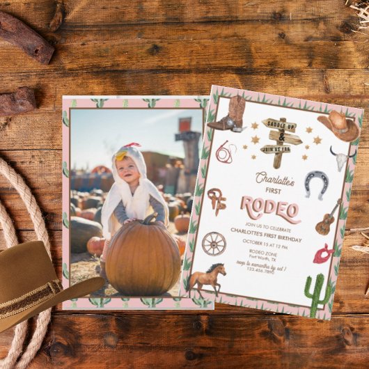 Rodeo ThMED | 1e verjaardag van uitnodigingen