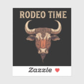 Rodeo Tijd Western Bull Riding Rodeo Cowboy Sticker (Vel)