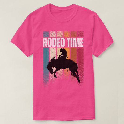 Rodeo Tijd Western Cowboy 1 T-shirt (Design voorkant)