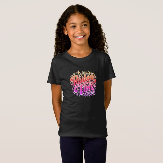 Rodeo Tijd Western T-shirt (Voorkant volledig)