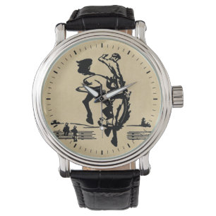 Rodeo Time Bronco Rider Horloge