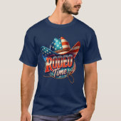 Rodeo Time Tekst met Pet Western T-shirt (Voorkant)