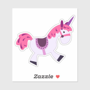 Rodeo Unicorn - vinylSticker, op maat gesneden Sticker