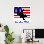 RODEO USA POSTER (Thuiskantoor)