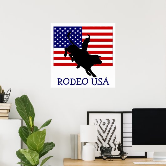 RODEO USA POSTER (Thuiskantoor)