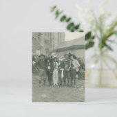 Rodeo van Chicago, 1929. Briefkaart (Staand voorkant)