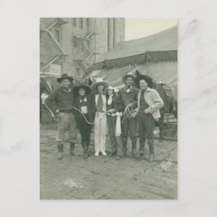 Rodeo van Chicago, 1929. Briefkaart