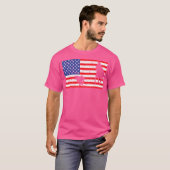  Rodeo van de Amerikaanse vlag T-shirt (Voorkant volledig)
