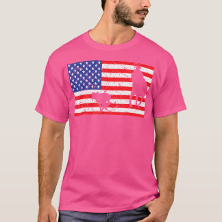  Rodeo van de Amerikaanse vlag T-shirt