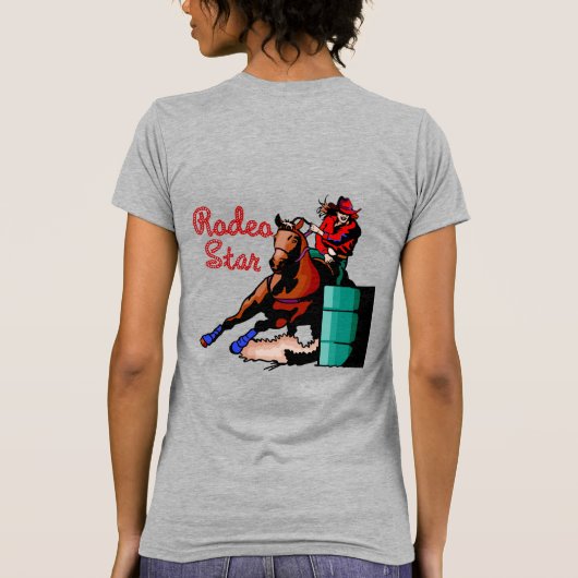 Rodeo Vat Racing Rodeo Ster T-Shirt (Achterkant)