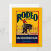 Rodeo Vegetable LabelSalinas, CA Briefkaart (Voorkant / Achterkant)