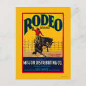 Rodeo Vegetable LabelSalinas, CA Briefkaart (Voorkant)