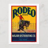 Rodeo Vegetable LabelSalinas, CA Briefkaart (Voorkant)