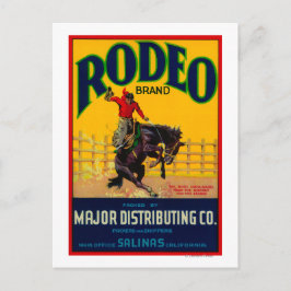 Rodeo Vegetable LabelSalinas, CA Briefkaart