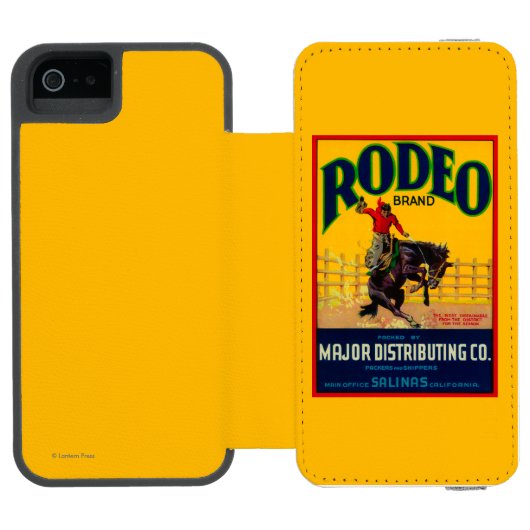 Rodeo Vegetable LabelSalinas, CA Incipio iPhone Portemonnee Hoesje (Agenda Open)