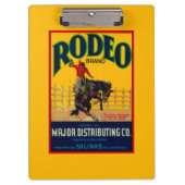 Rodeo Vegetable LabelSalinas, CA Klembord (Voorkant)