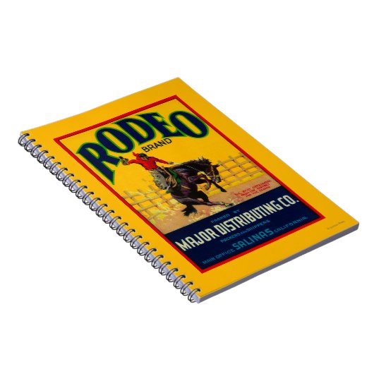 Rodeo Vegetable LabelSalinas, CA Notitieboek (Rechterzijde)