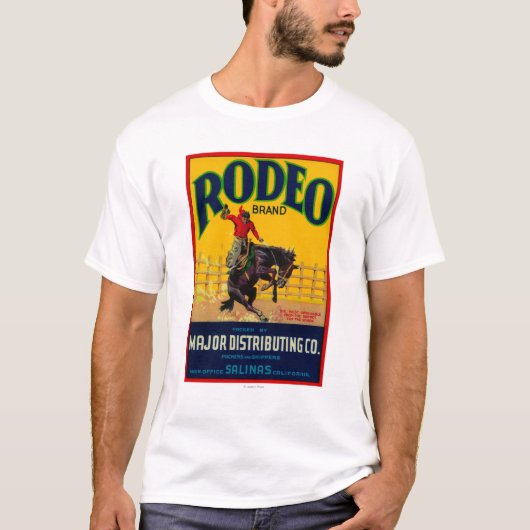 Rodeo Vegetable LabelSalinas, CA T-shirt (Voorkant)