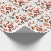 Rodeo Verjaardagsthema Feest Wildwest Western Cadeaupapier (Hoek)