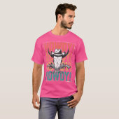 Rodeo verontruste Westerne schuur dans T-shirt (Voorkant volledig)