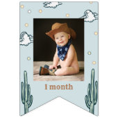 Rodeo West Cowboy Monthly Photo Bunting Flags Vlaggetjes (Tweede vlag)