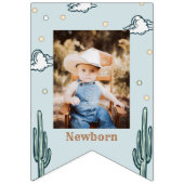 Rodeo West Cowboy Monthly Photo Bunting Flags Vlaggetjes (Eerste vlag)