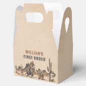 Rodeo Western Cowboy 1e verjaardagsfeestje Bedankdoosjes (Geopend)