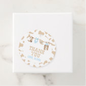 Rodeo Western Cowboy Baby shower Bedankjes Labels (In situ)