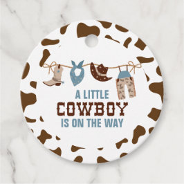 Rodeo Western Cowboy Baby shower Bedankjes Labels