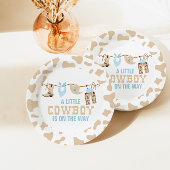 Rodeo Western Cowboy Baby shower Paper Borden Papieren Bordje