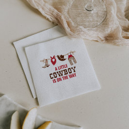 Rodeo Western Cowboy Baby Shower Papieren Borden S Servet