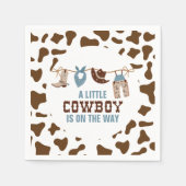 Rodeo Western Cowboy Baby shower Servet (Voorkant)