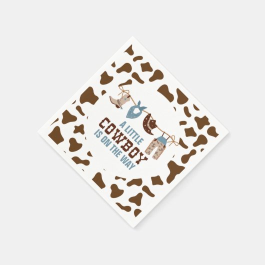 Rodeo Western Cowboy Baby shower Servet (Hoek)