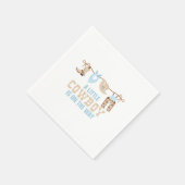 Rodeo Western Cowboy Baby shower Servet (Hoek)