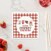 Rodeo Western Cowboy Baby shower Servet (Insitu)