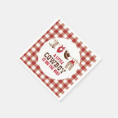 Rodeo Western Cowboy Baby shower Servet (Hoek)