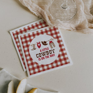 Rodeo Western Cowboy Baby shower Servet