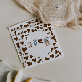 Rodeo Western Cowboy Baby shower Servet