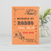 Rodeo Western rijden Cowboy Country Verjaardag Kaart (Staand voorkant)