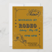 Rodeo Western rijden Cowboy Verjaardag Kaart (Voorkant)