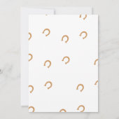 Rodeo Western rijden Cowboy Verjaardag Kaart (Achterkant)