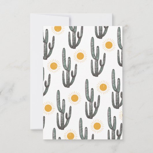 Rodeo Westerne hoe het westen één bedankje was Bedankkaart (Achterkant)